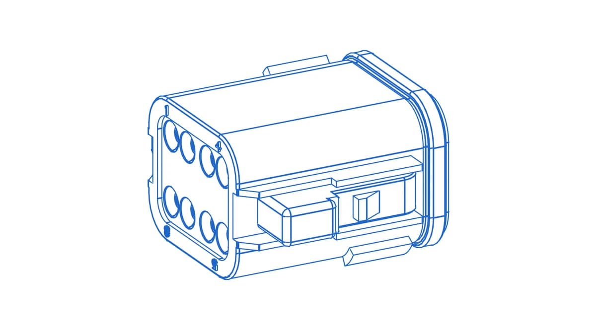 DT06-08SD 8-Way Plug
