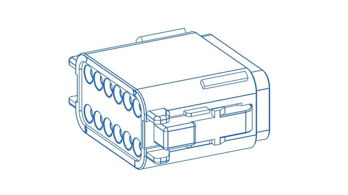 DT06-12SA 12-Way Plug