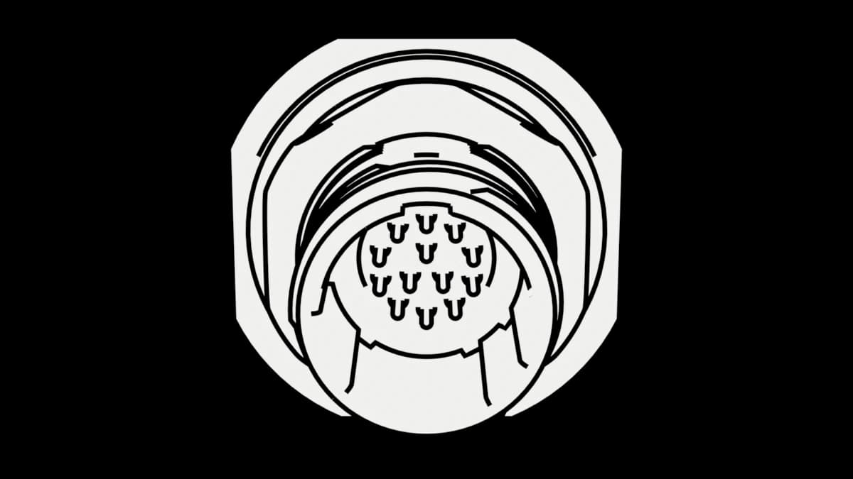 MIL-DTL-38999 Series III, shell 11, insert 11-35, 13 contacts