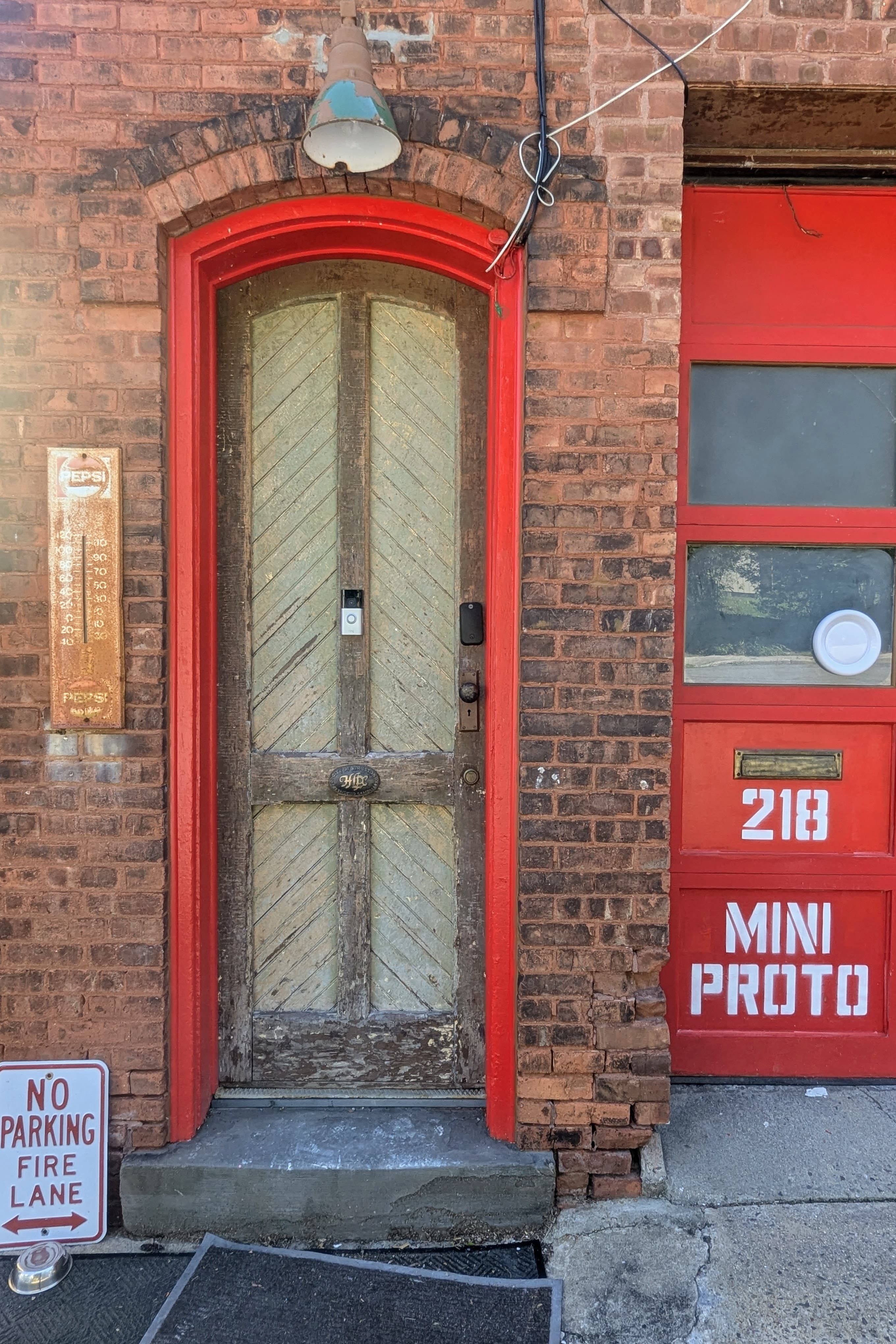 MiniProto's workspace at the historic Union Hose Company building in Kingston, NY