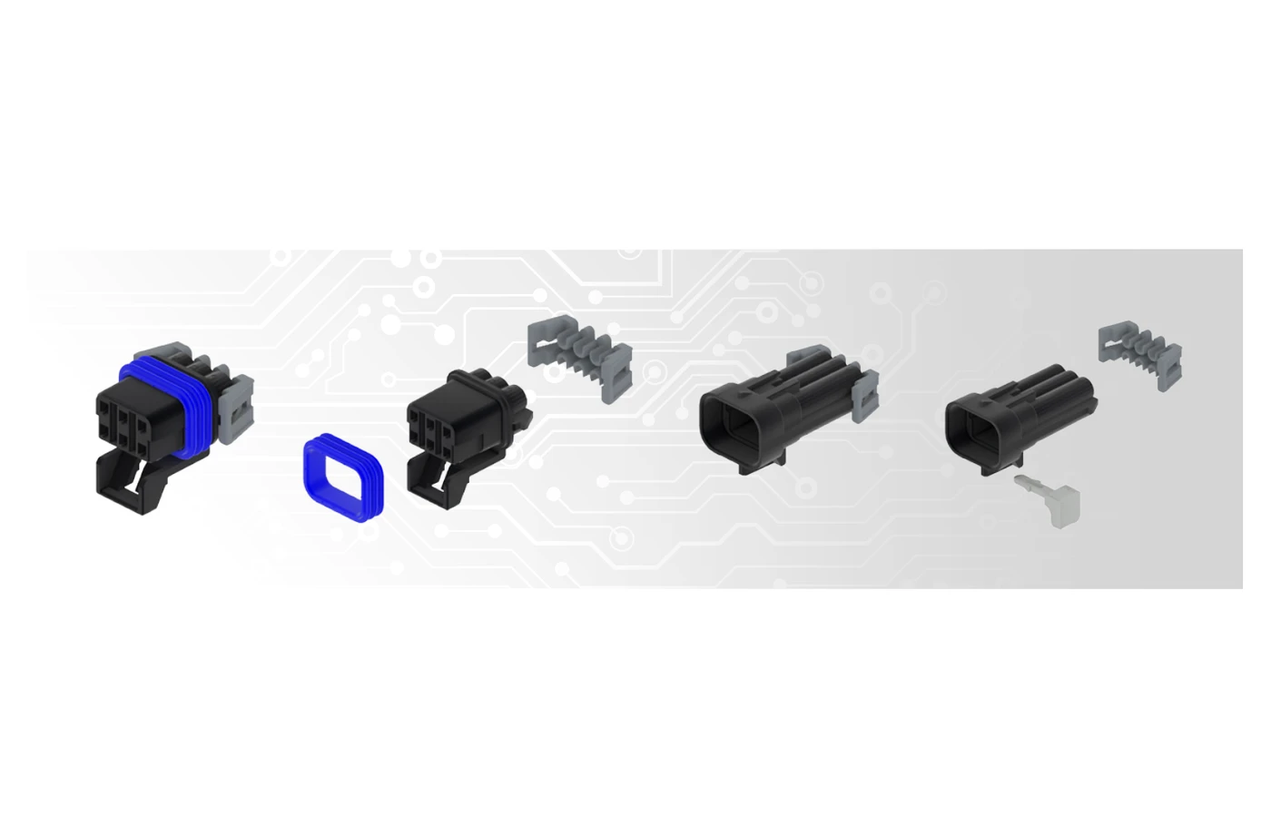 Aptiv Metri-Pack 150 sealed connector system product illustration